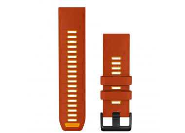 QuickFit 26 Watch Bands AUTUMN ORANGE/SPARK ORANGE SILICONE 010-14508-03